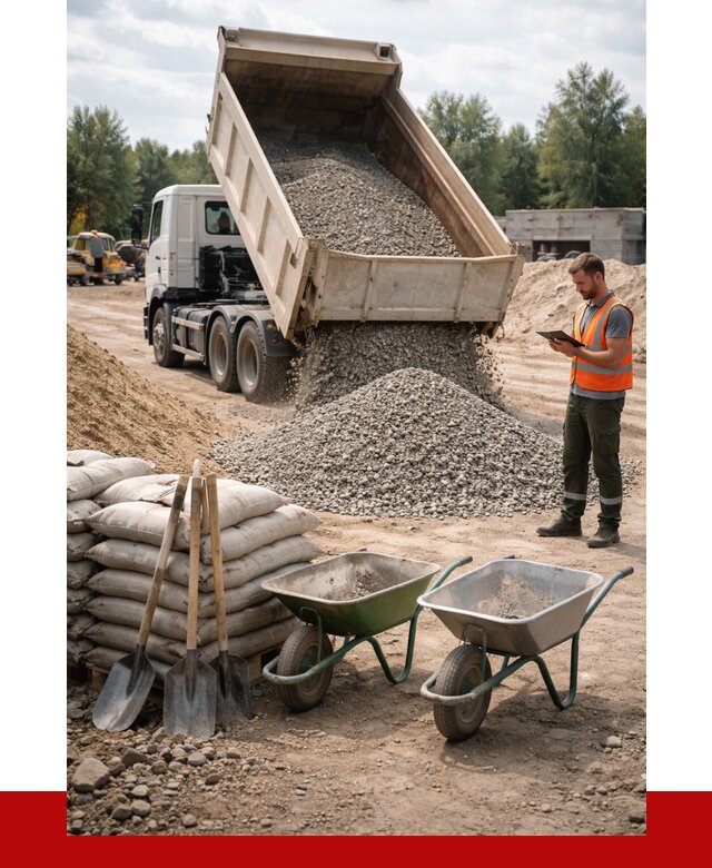 Доставка нерудных материалов в Чернушке от 1219 руб. | ПРОНЕРУДЧрш