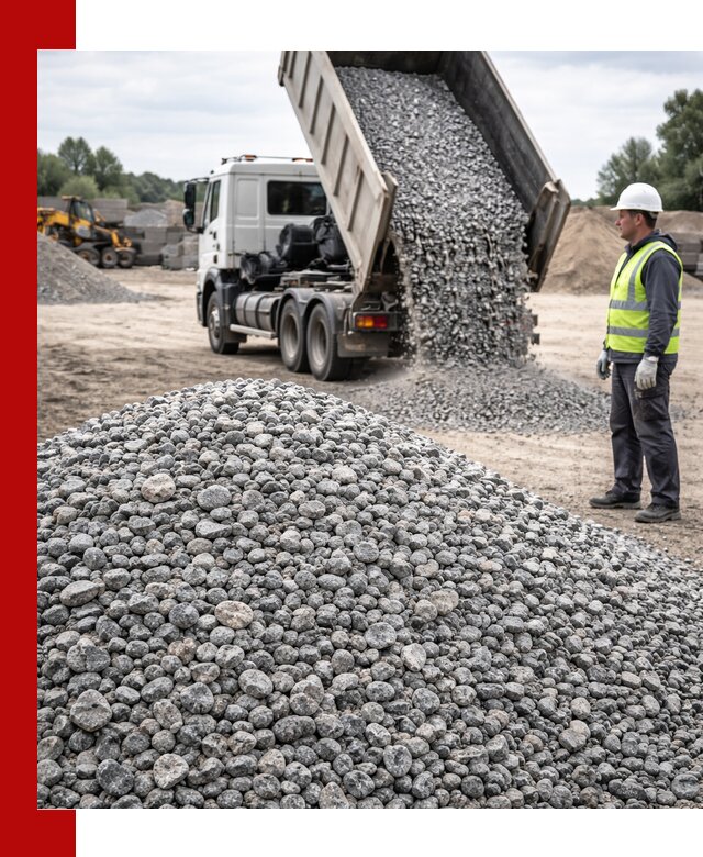 Доставка и продажа гранитного щебня фракции 5-20 в Чернушке