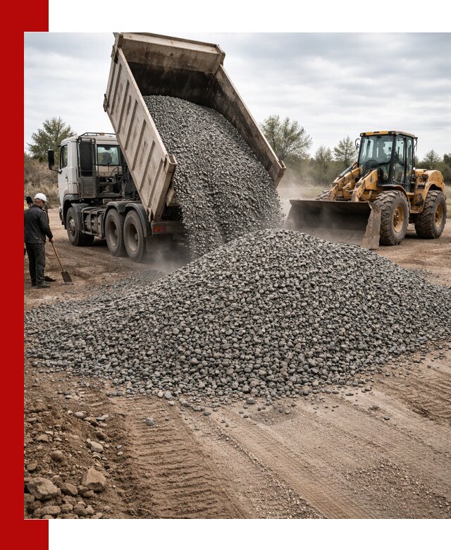 Гранитный щебень фракция 10-20 с доставкой в Чернушке