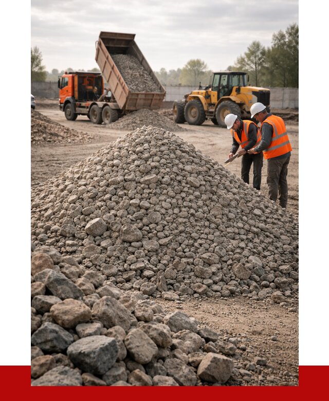 Гранитный щебень фракция 40-70 в Чернушке от 2539 руб ПРОНЕРУДЧрш