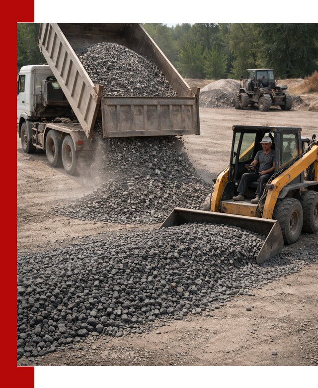 Гранитный щебень фракция 40-70 с доставкой в Чернушке