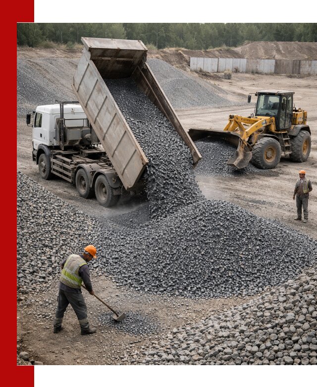 Щебень габбро-диабаз фр. 5-20 с доставкой в Чернушке