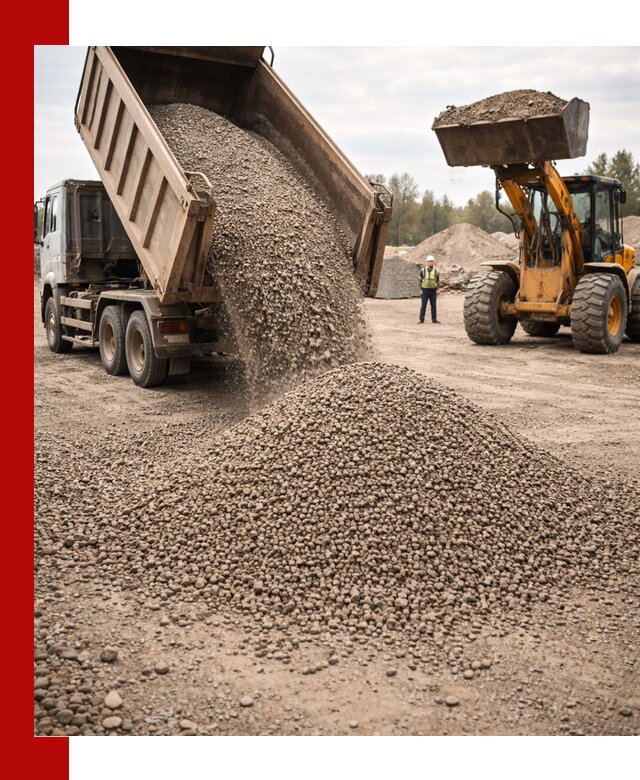 Гравийный щебень фракция 3–10 с доставкой в Чернушке