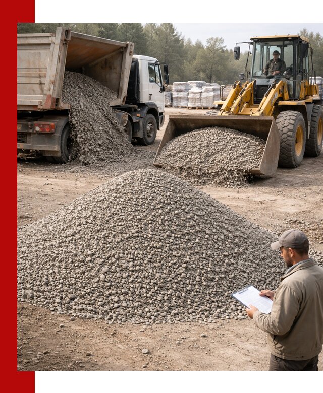 Гравийный щебень фракция 5–10 с доставкой в Чернушке
