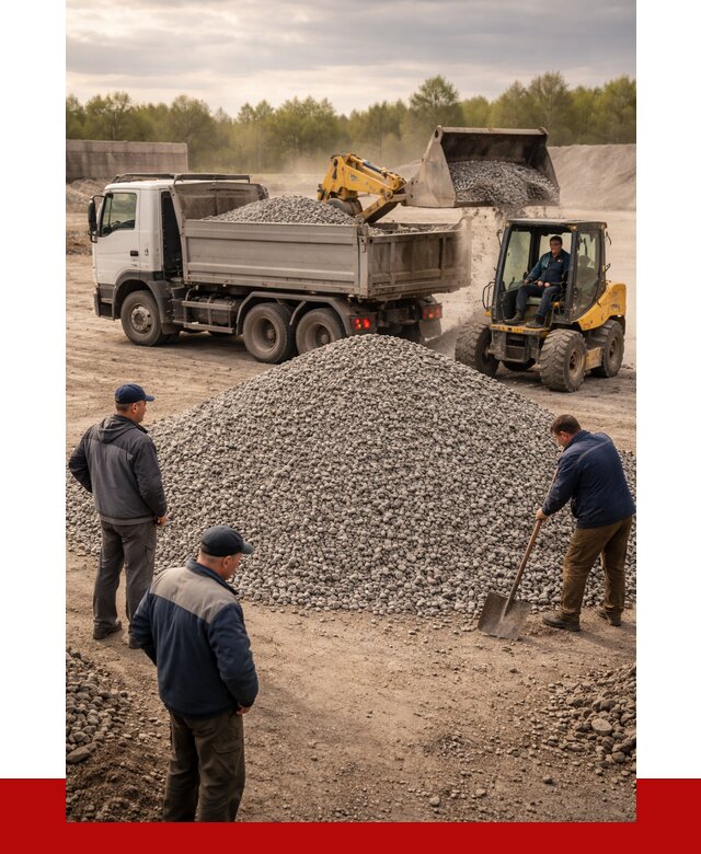 Гравийный щебень фракция 5-20 в Чернушке от 2437 р. ПРОНЕРУДЧрш