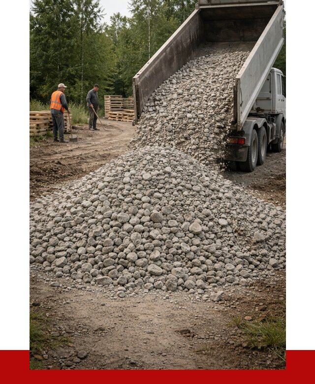 гравийный щебень фракция 70-120 в Чернушке от 2488 р. ПРОНЕРУДЧрш