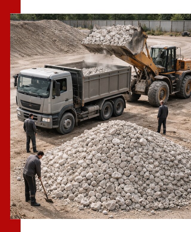 Известняковый щебень фракция 70–150 с доставкой в Чернушке