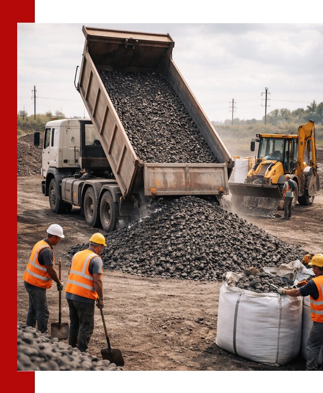 Шлаковый щебень фракция 40-70 с доставкой в Чернушке