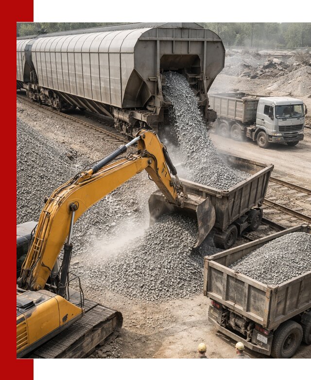 Доставка железнодорожного щебня в Чернушке крупными партиями быстрого отгруза