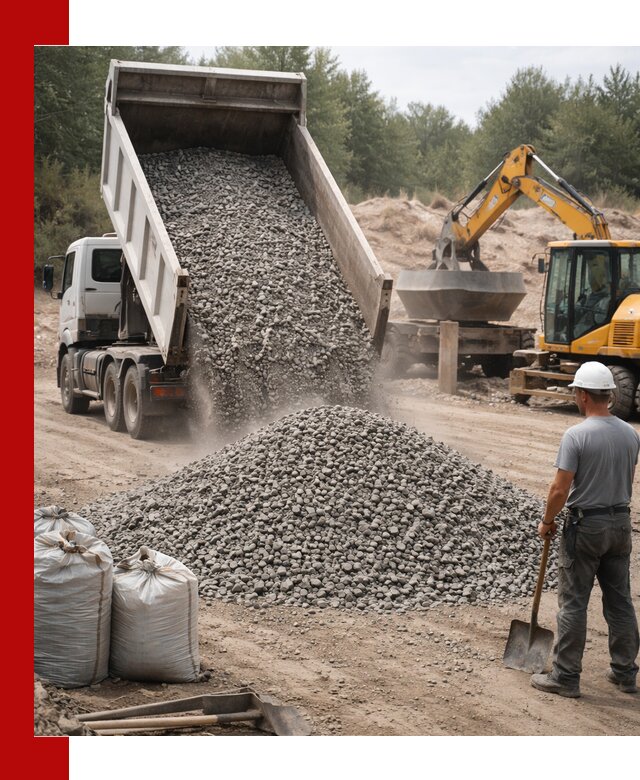 Доставка и продажа бетонного щебня в Чернушке