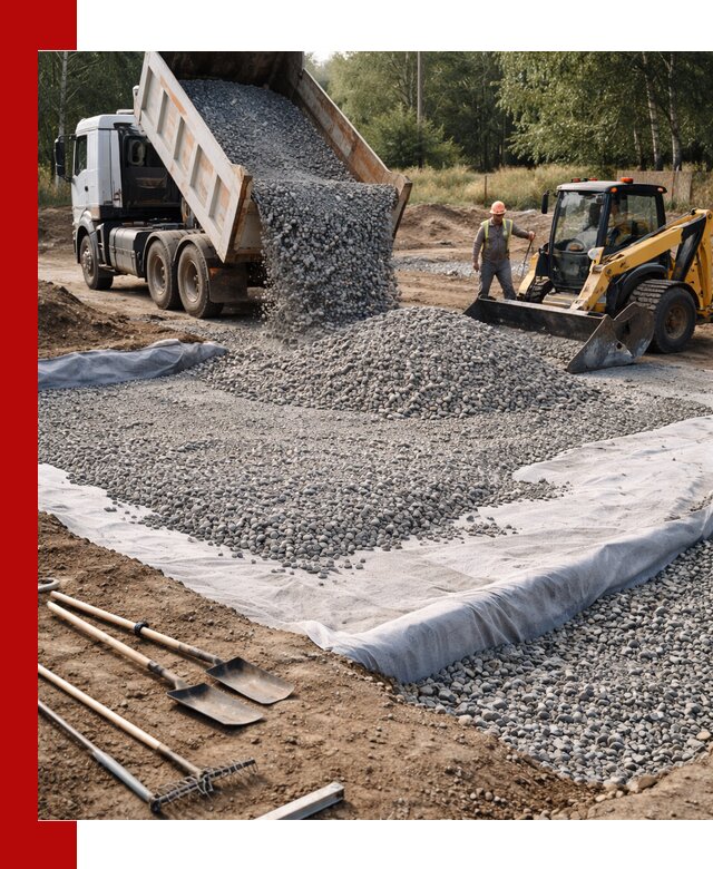 Щебень для фундамента с доставкой в Чернушке