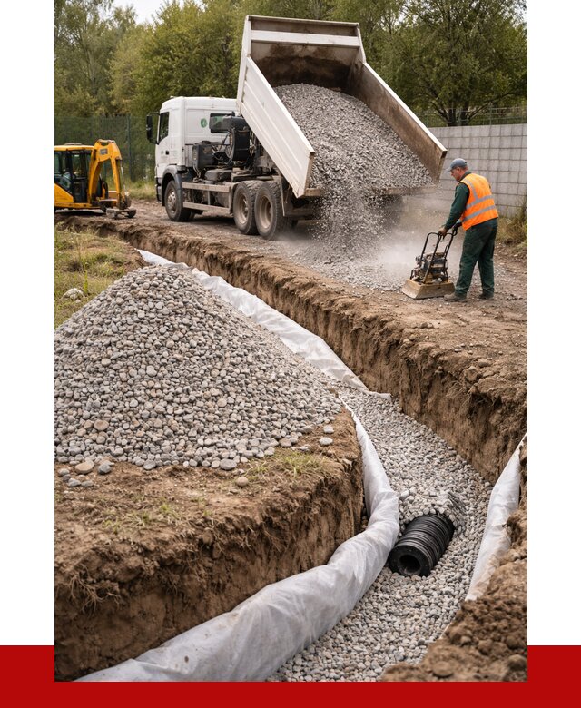 Щебень для дренажа в Чернушке от 1879 р., ПРОНЕРУДЧрш доставка