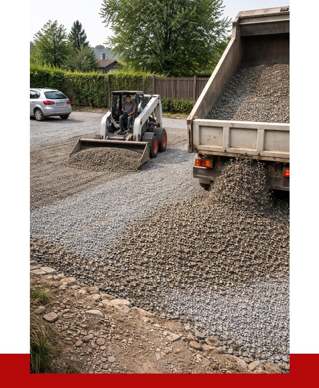 Щебень для парковки в Чернушке с доставкой от 1219 р.| ПРОНЕРУДЧрш