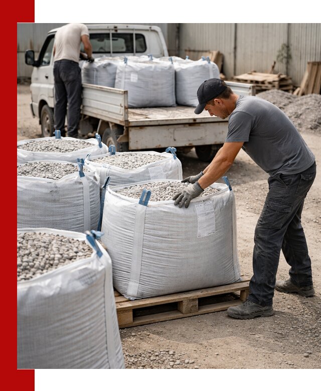 Доставка щебня в мешках по выгодным ценам в Чернушке