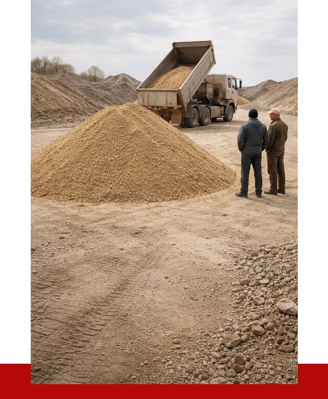 Карьерный песок крупнозернистый в Чернушке от 8633 р | ПРОНЕРУДЧрш