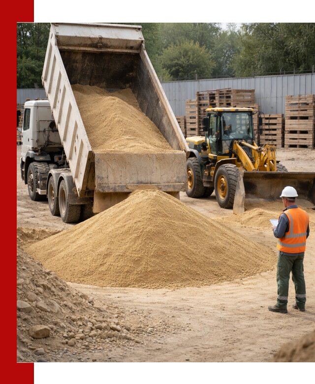 Доставка карьерного мелкозернистого песка в Чернушке