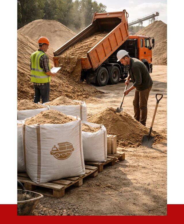 Строительный песок в Чернушке от 2234 р. с доставкой, ПРОНЕРУДЧрш