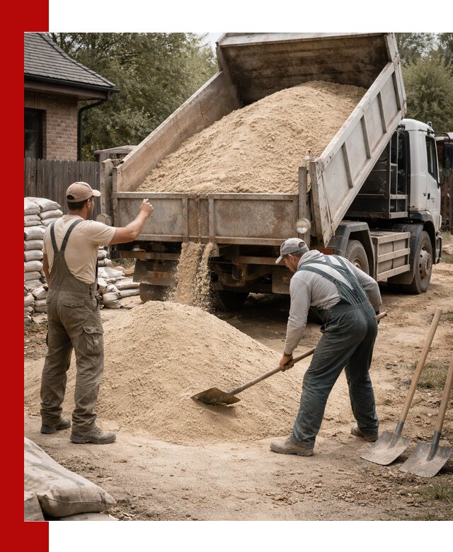 Песок для штукатурки с доставкой в Чернушке качественный и чистый