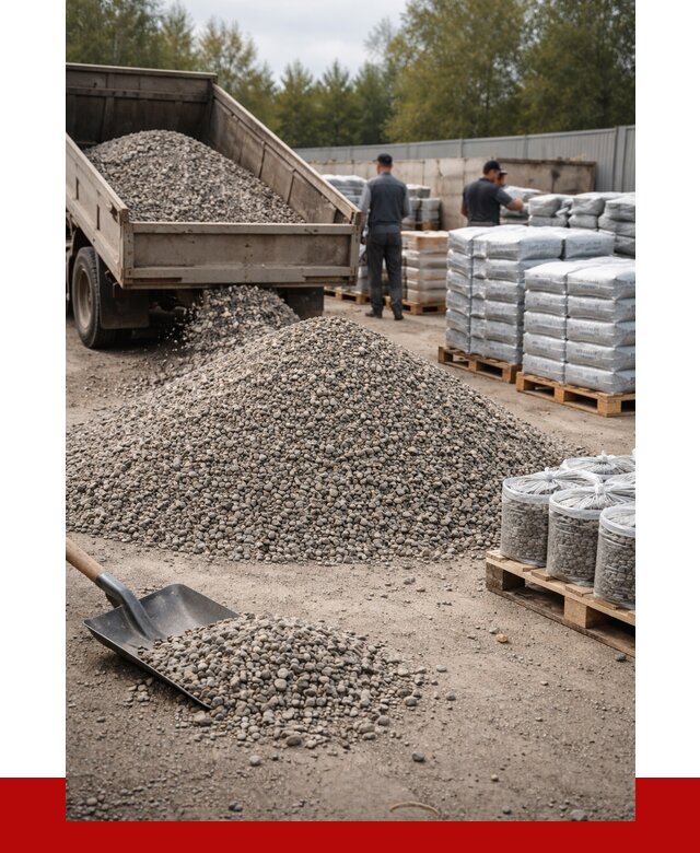Гравий фракция 5-20 в Чернушке купить от 2336 р. ПРОНЕРУДЧрш