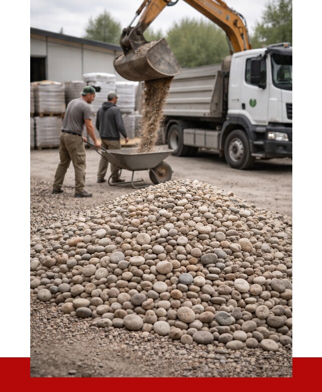Галька декоративная в Чернушке от 3250 р. за куб | ПРОНЕРУДЧрш