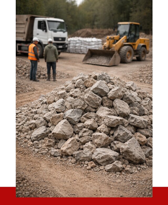 Купить бутовый камень с доставкой в Чернушке от 2336 р. | ПРОНЕРУДЧрш