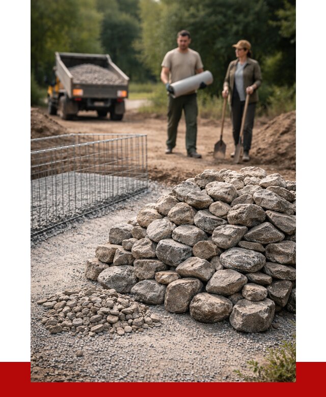 Камень для габионов фракция 100-200 в Чернушке от 4875 р. | ПРОНЕРУДЧрш