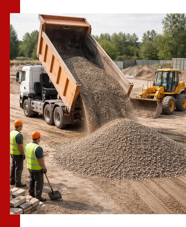 Доставка щебёночно-песчаной смеси ЩПС С7 в Чернушке