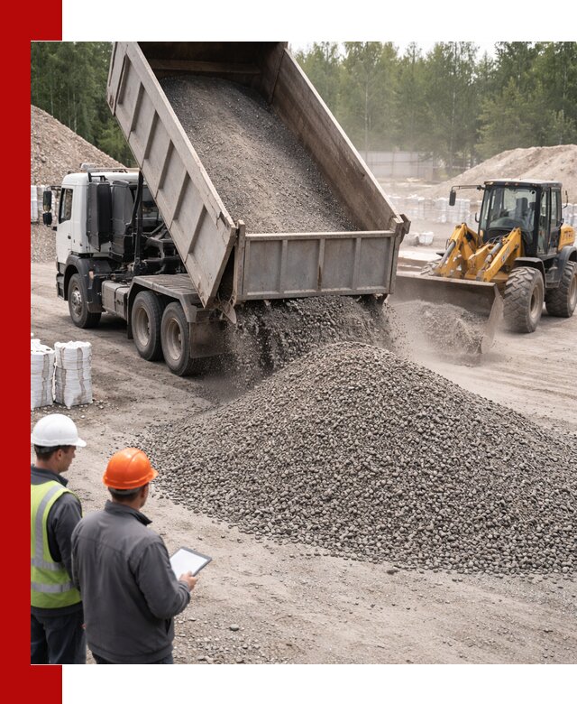 Доставка и продажа гранитного отсева 0-10 в Чернушке