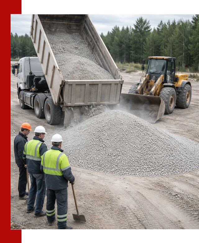 Известняковый отсев 0-5 доставка в Чернушке быстро и выгодно
