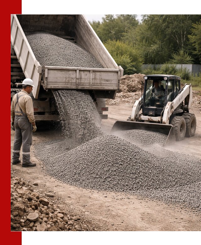 Доставка гравийного отсева 0-5 в Чернушке оптом и в розницу