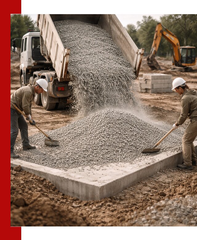 Доставка и продажа отсева для бетона в Чернушке