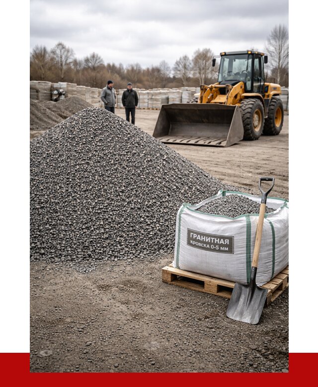 Купить гранитную крошку в Чернушке от 4875 р. с доставкой | ПРОНЕРУДЧрш