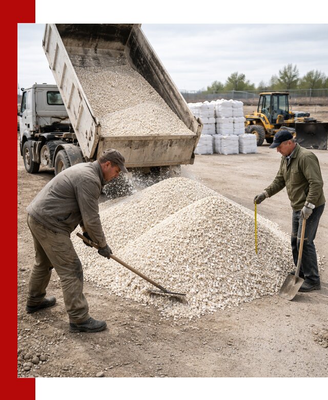 Мраморная крошка с доставкой и разгрузкой в Чернушке
