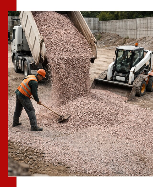 Крошка розовый гранит с доставкой в Чернушке от производителя