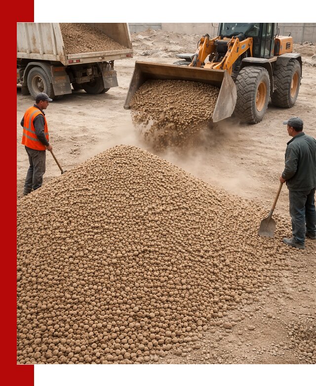 Керамзит фракция 10-20 с доставкой в Чернушке