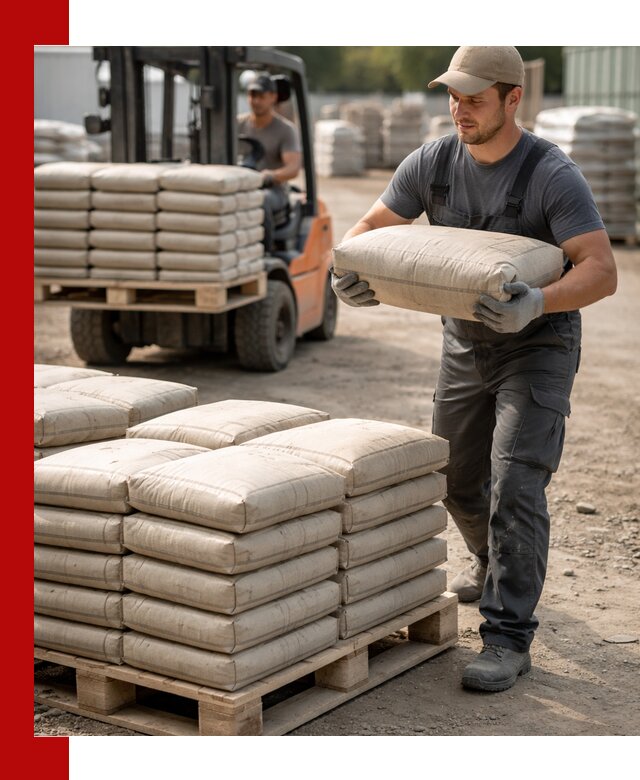 Доставка цемента в мешках оптом и в розницу в Чернушке