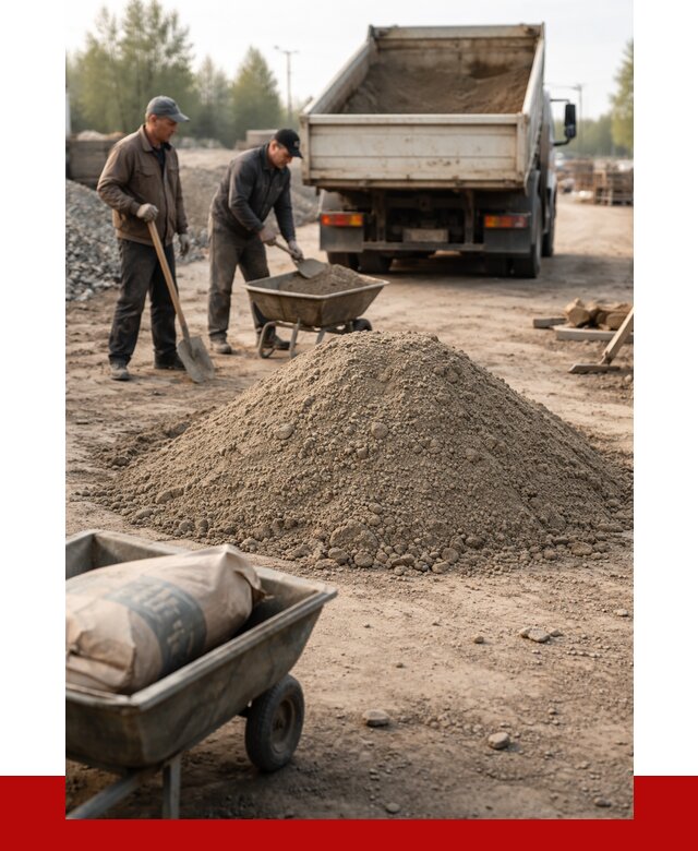 Цементно-песчаная смесь М150 в Чернушке от 4773 р. | ПРОНЕРУДЧрш