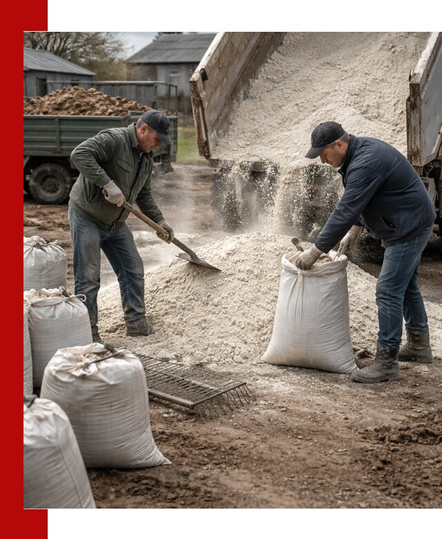 Доставка извести пушонки в Чернушке оптом и мелким оптом