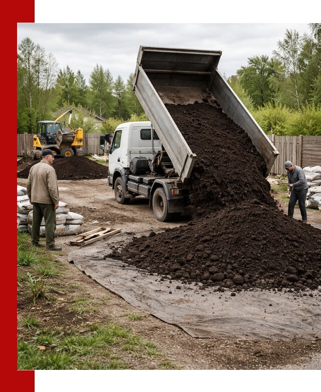 Доставка качественного почвогрунта в Чернушке оптом и в розницу