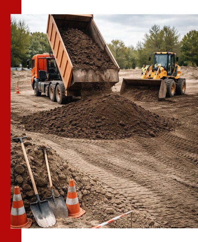 Поставка и доставка планировочного грунта в Чернушке
