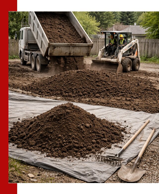 Грунт для отсыпки участка с доставкой в Чернушке