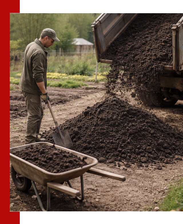 Доставка качественной земли для огорода в Чернушке