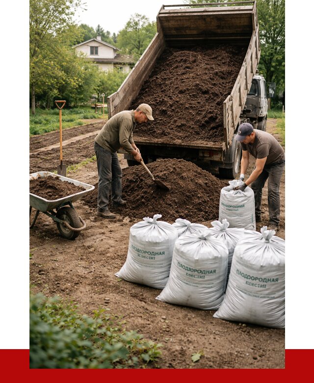 Плодородная смесь в Чернушке от 4266 р./куб с доставкой | ПРОНЕРУДЧрш