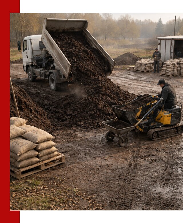 Кислый торф в доставке по выгодным ценам в Чернушке