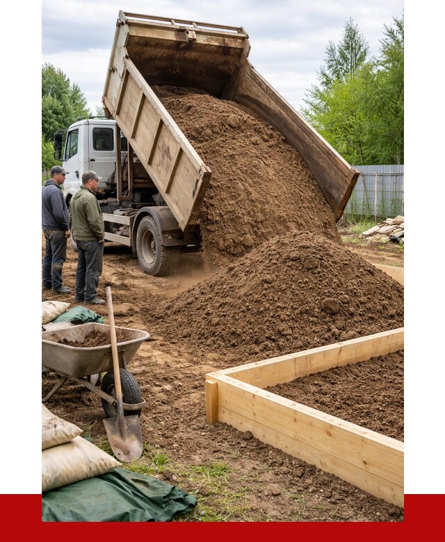 Торфо песчаная смесь в Чернушке с доставкой от 1879 р. | ПРОНЕРУДЧрш