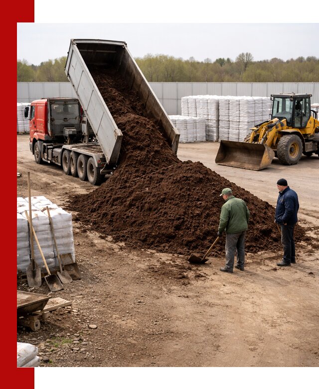 Доставка торфяных смесей оптом и в розницу в Чернушке