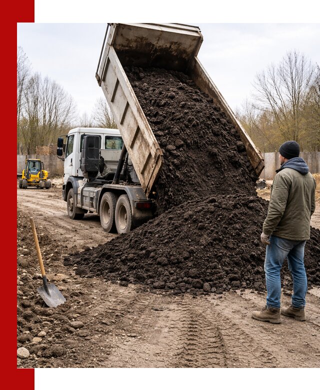 Доставка чернозема навалом в Чернушке быстро и выгодно