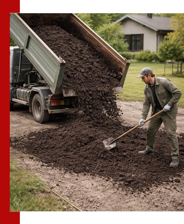 Чернозем для газона с доставкой в Чернушке быстро и качественно