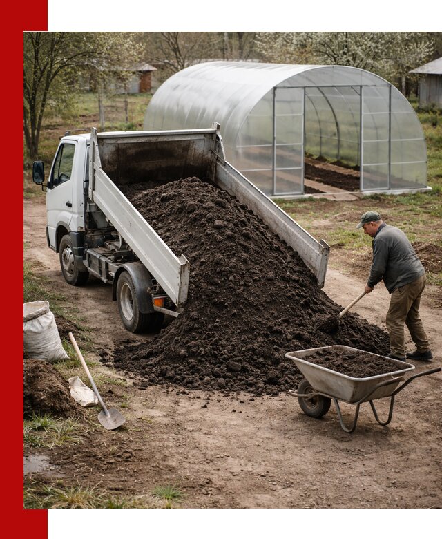 Чернозем для теплицы с доставкой в Чернушке