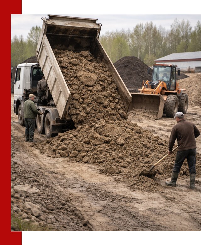 Доставка глин и суглинков в Чернушке оптом и вкрай